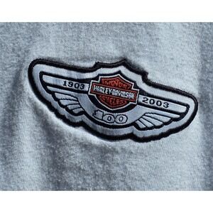 Vintage Harley Davidson Shirt 2003 100 YEARS Black Long Sleeve Mens Large RARE